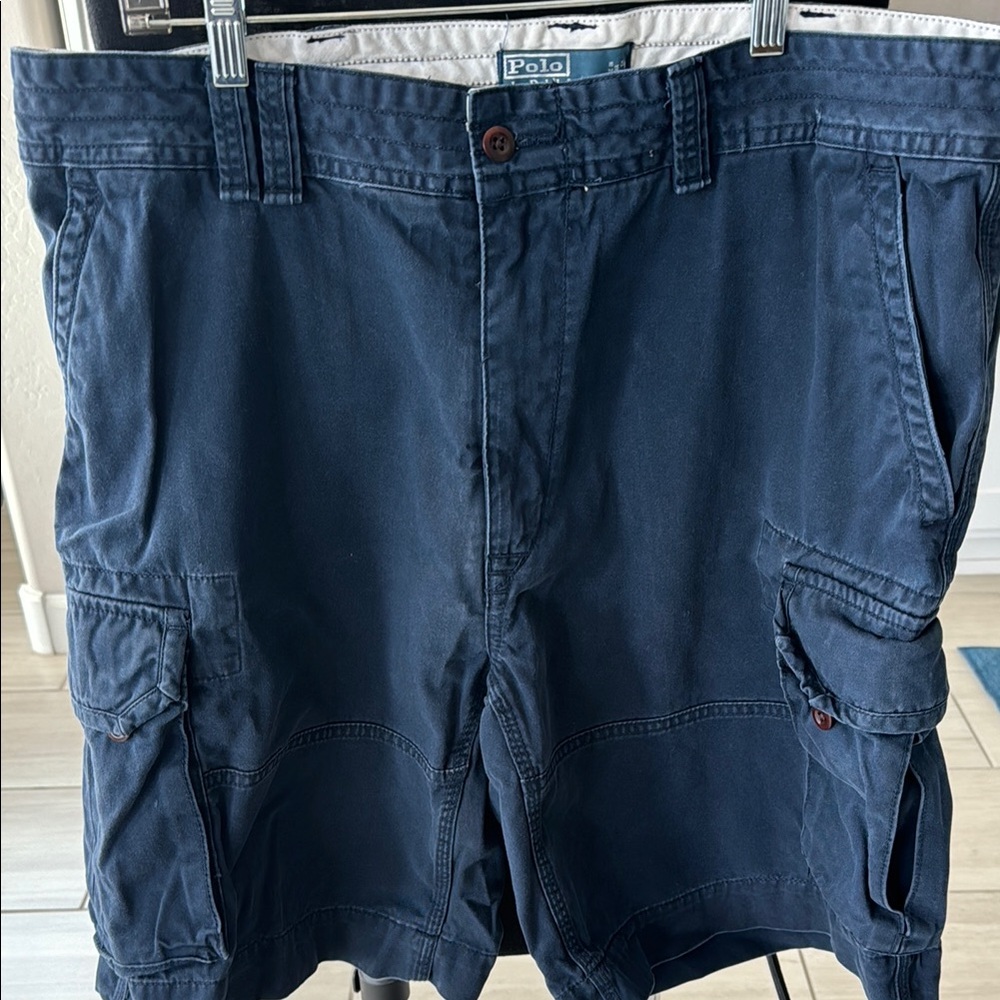 Polo by Ralph Lauren Men's Navy Gellar Shorts - Size 40  #16